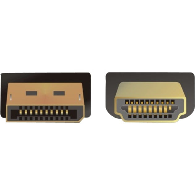 Load image into Gallery viewer, Delock displayport naar high speed hdmi kabel (zwart, 3 meter, 4k)
