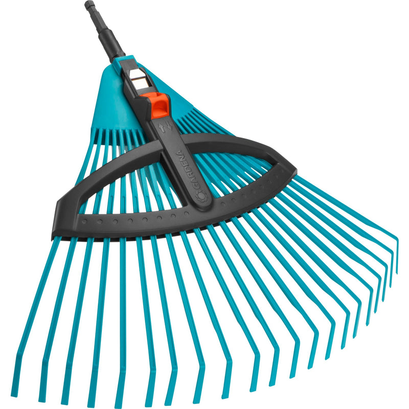 Load image into Gallery viewer, Gardena combisystem kunststof verstelbare bladhark (turquoise, 3099-20)
