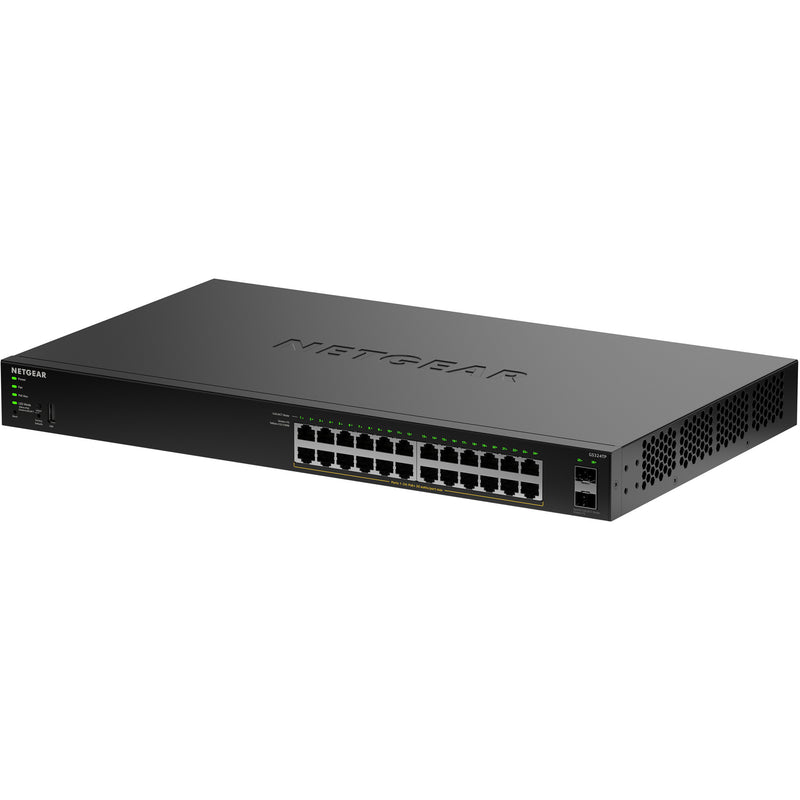 Load image into Gallery viewer, Netgear gs324tpv2 switch (zwart, 190w poe budget)
