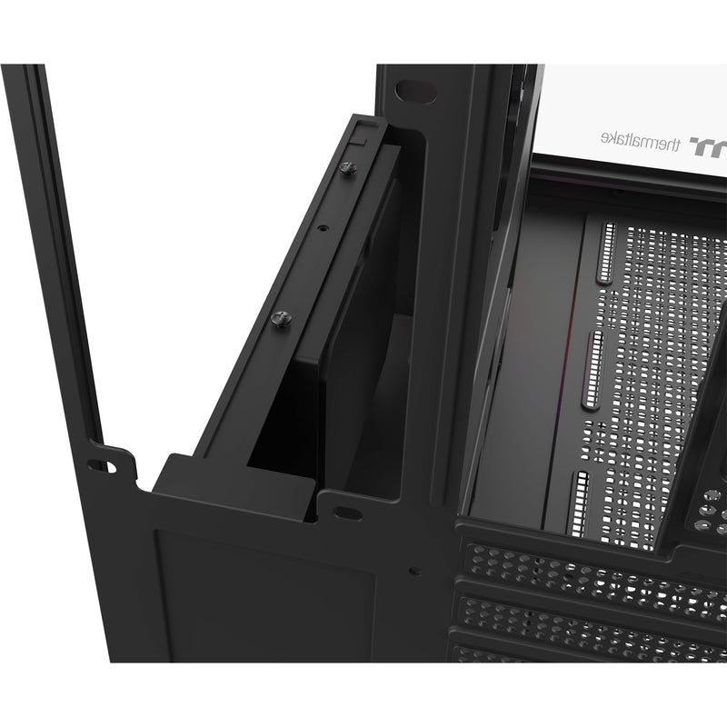 Load image into Gallery viewer, Thermaltake view 380 ws argb midi tower behuizing (zwart houtkleur | 2x usb-a | 1x usb-c | rgb | tempered glass)

