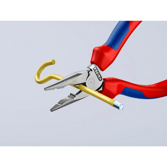 Knipex spitsbek combinatietang 0822145 (rood blauw)