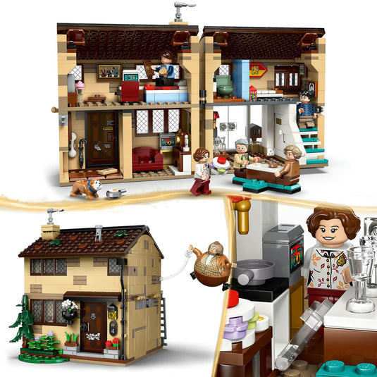 Lego harry potter - ligusterlaan: bezoek van tante margot constructiespeelgoed (76451)