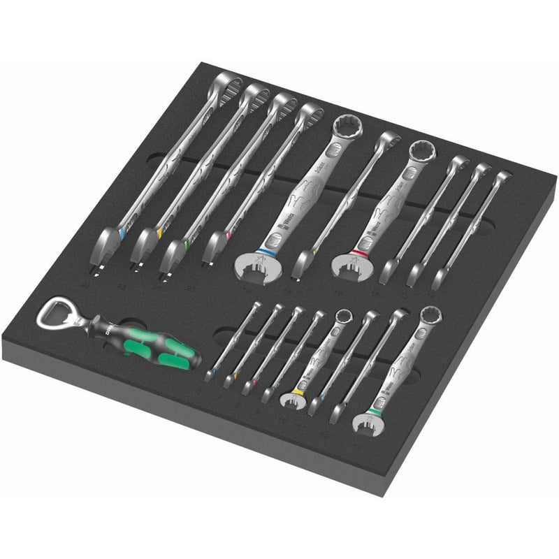 Load image into Gallery viewer, Wera 9700 tool rebel werkplaatswagen 1, 94-delig gereedschapswagen (zwart, incl. 4 schuimrubber inzetstukken met gereedschap)
