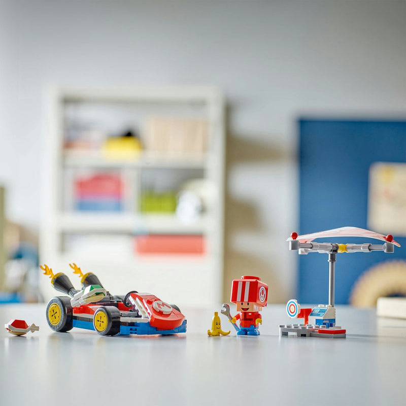 Load image into Gallery viewer, Lego super mario - mario kart - standaardkart constructiespeelgoed (72032)
