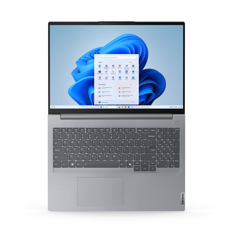 Load image into Gallery viewer, Lenovo thinkbook 16 gen 7 (21mw0081mh) 16 laptop (grijs | ryzen 5 7535hs | radeon 660m | 16 gb | 512 gb ssd)
