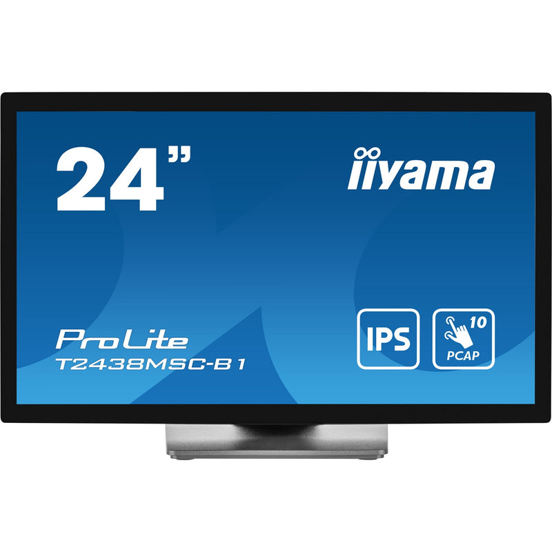 Load image into Gallery viewer, Iiyama prolite t2438msc-b1 23.8 touchscreen monitor (zwart (mat), hdmi, displayport, 2x usb-a, usb-b)
