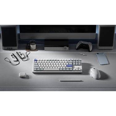 Keychron q3 he 8k magnetic switch keyboard (wit, us lay-out (qwerty), ultra-fast lime, 80% (tkl), rgb, hot swap, 8k)