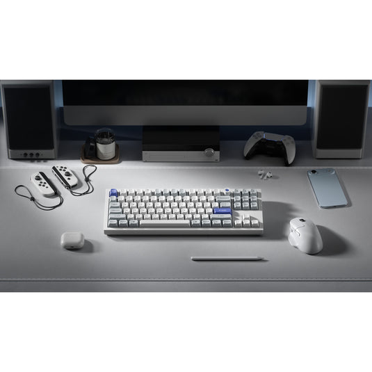 Keychron q3 he 8k magnetic switch keyboard (wit, us lay-out (qwerty), ultra-fast lime, 80% (tkl) , rgb, hot swap, 8k)