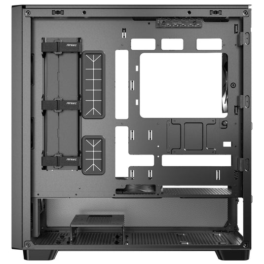 Antec flux se midi tower behuizing (zwart | 2x usb-a | 1x usb-c)