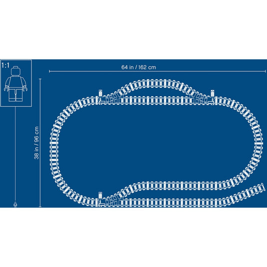 Lego city 60205 treinrails