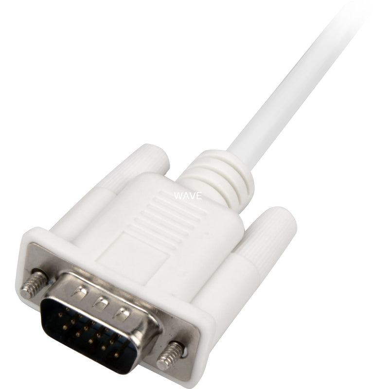 Load image into Gallery viewer, Delock vga (male) + usb-a (male) naar hdmi (female) adapter (wit, 0,25 meter)
