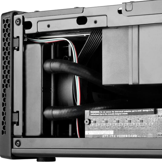Silverstone sst-sg13b-c mini tower behuizing (zwart | 1x usb-a | 1x usb-c)