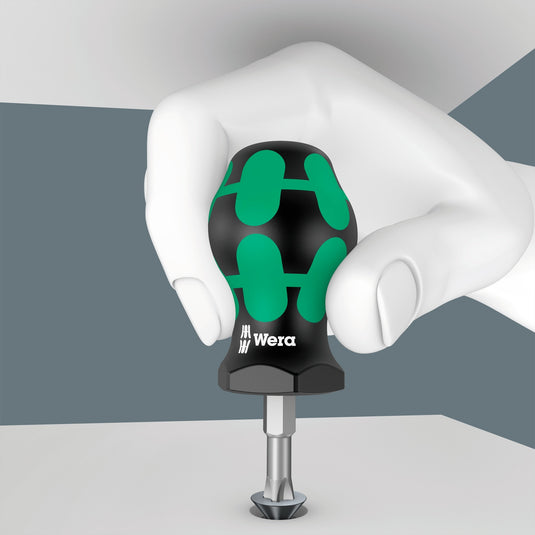 Wera 300 7 mix 1 schroevendraaierset, 7‑delig (zwart groen)