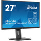 Iiyama prolite xub2797uhsnp-b1 27 4k ultra hd monitor (zwart, 1x displayport, 1x hdmi, 2x usb-c, 3x usb-a, 1x rj-45)