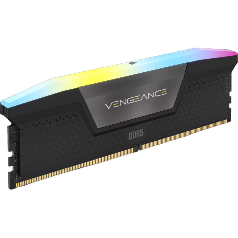 Load image into Gallery viewer, Corsair vengeance rgb 32 gb ddr5-6000 (2x 16 gb) werkgeheugen (zwart, cmh32gx5m2d6000z38, xmp, expo)
