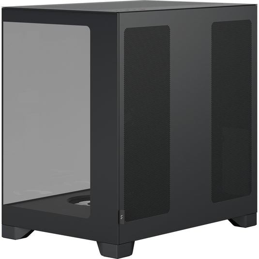 Fractal design pop 2 vision rgb midi tower behuizing (zwart | 1x usb-a | 1x usb-c | rgb | tempered glass)