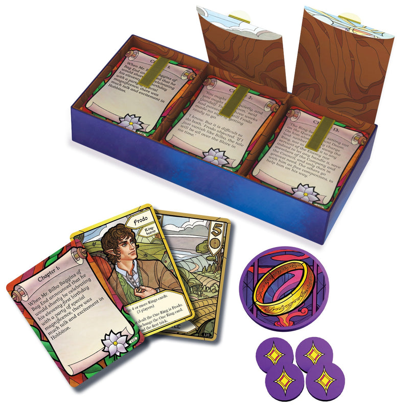 Load image into Gallery viewer, Asmodee the lord of the rings: fellowship of the ring: trick-taking game kaartspel (engels, 1 - 4 spelers, 20 minuten, vanaf 10 jaar)
