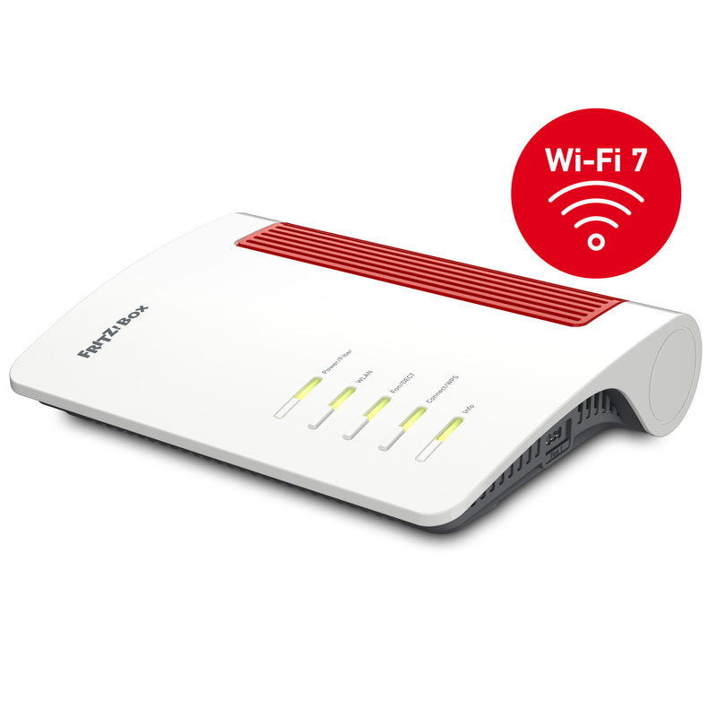 Load image into Gallery viewer, Fritz! box 5690 edition international glasvezel router (wit rood, mesh wi-fi, 2.5 gbit s)
