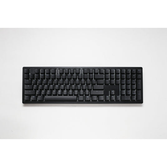 Ducky zero 6108 classic black rgb mechanisch gaming toetsenbord (zwart, us lay-out (qwerty), cherry mx2a brown, 100%, rgb leds, double-shot pbt, hot swap, 2.4ghz | bluetooth | usb-c)