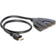 Delock 3x hdmi naar 1x hdmi switch (zwart, 60 centimeter)