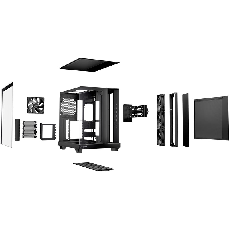 Load image into Gallery viewer, Be quiet! light base 500 midi tower behuizing (zwart | 2x usb-a | 1x usb-c | rgb | window)
