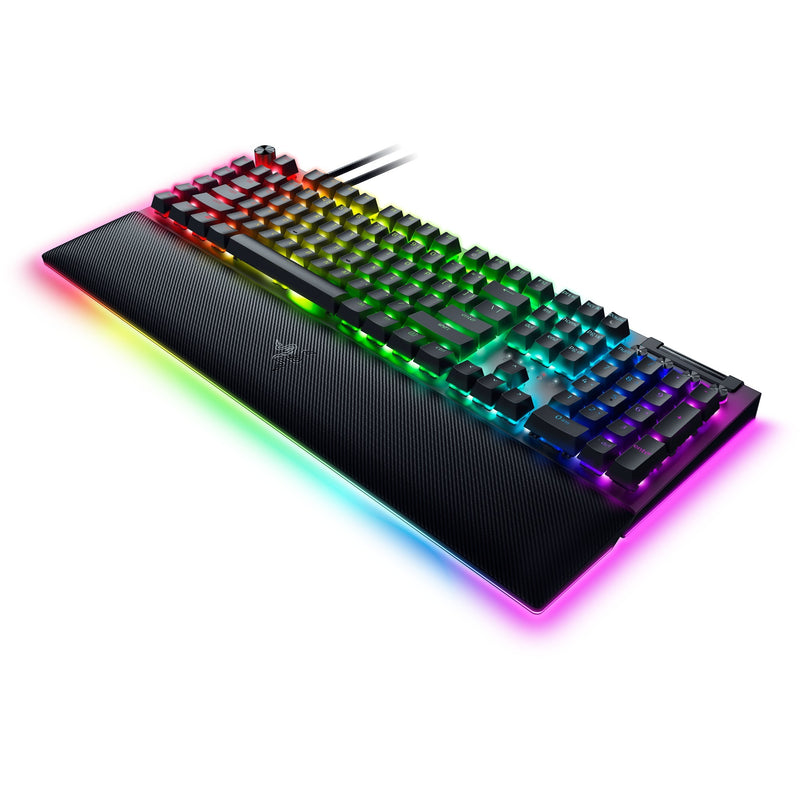 Load image into Gallery viewer, Razer blackwidow v4 pro, gaming toetsenbord (zwart, us lay-out, yellow, rgb leds, doubleshot abs)
