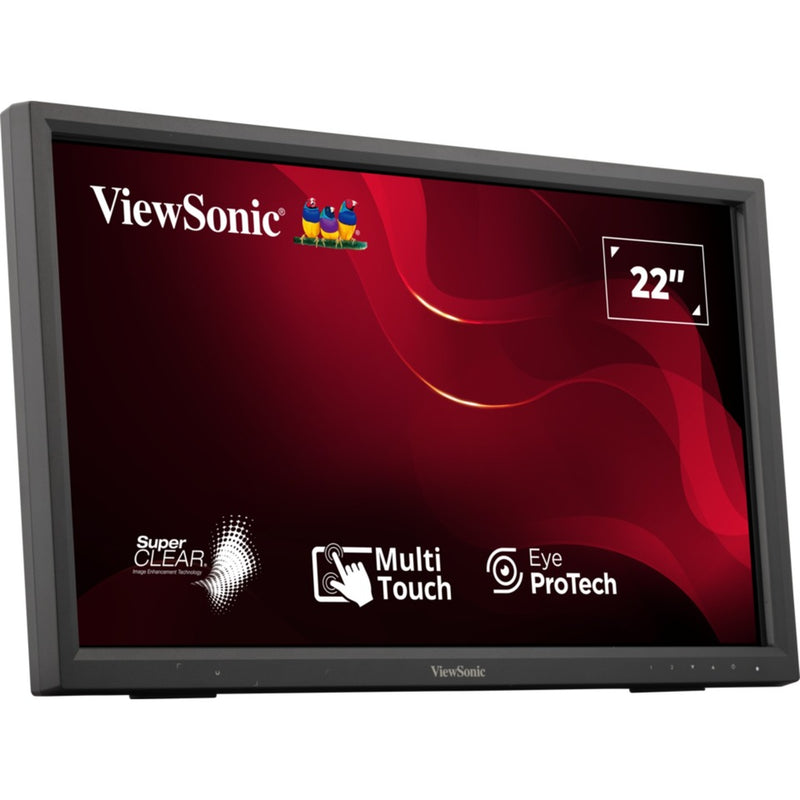 Load image into Gallery viewer, Viewsonic ir touch monitor td2223-2 22 (zwart, hdmi, vga, dvi, usb-a, usb-b)
