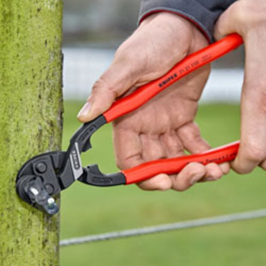 Knipex cobolt xl compacte boutensnijtang 7101250 kniptang (rood zwart)