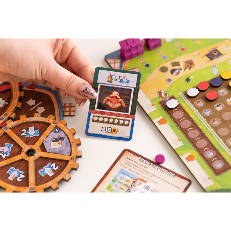 Load image into Gallery viewer, Asmodee board dice windmill valley - nederlandstalig bordspel voor 1-4 spelers
