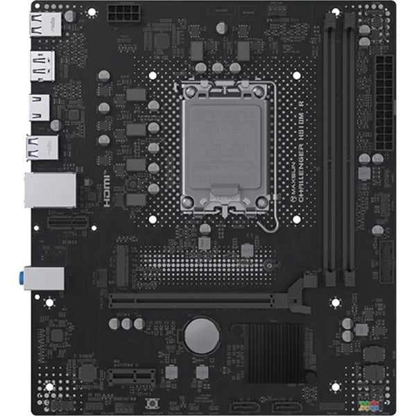 Afbeelding laden in galerijviewer, Maxsun ms-challenger h810m-r socket 1851 moederbord (zwart, gb-lan, sound, µatx)
