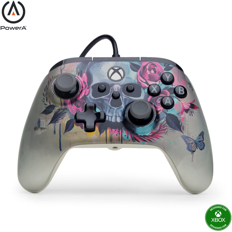 Load image into Gallery viewer, Powera advantage plus bedrade controller voor xbox series x|s - bloom gloom (zilver, xbox series x|s, xbox one, pc)
