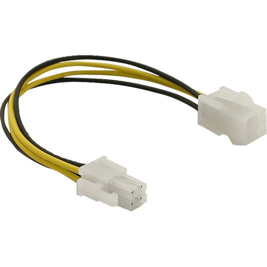 Delock verlengkabel p4 4 pin male > p4 4 pin female (0,15 meter)