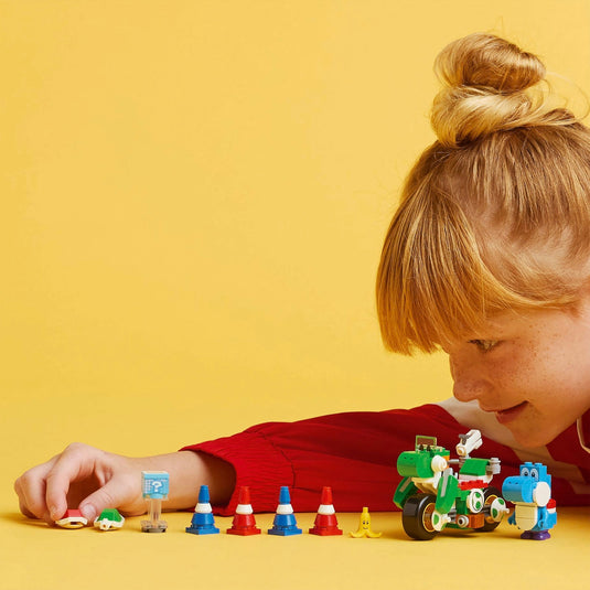 Lego super mario - mario kart - yoshi-crosser constructiespeelgoed (72031)