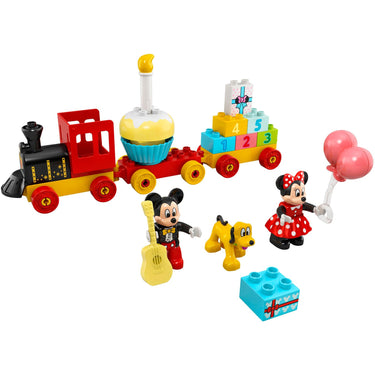 Lego duplo disney mickey minnie verjaardagstrein, bouwbaar speelgoed voor peuters 10941