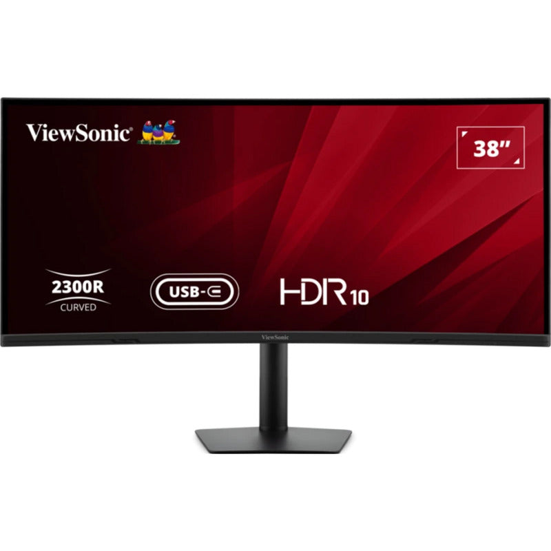 Load image into Gallery viewer, Viewsonic va3820c uwqhd+ 21:9 curved monitor met usb-c hub 38 ultrawide (zwart, 2x hdmi, 1x displayport, usb-c, usb-b )
