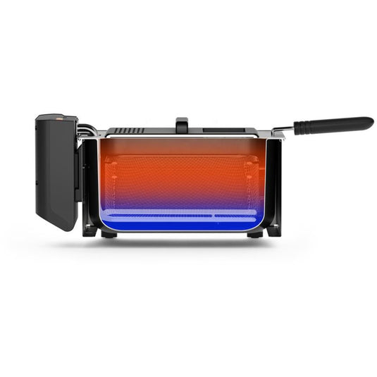 Tristar fr-9338 friteuse frituurpan (roestvrij staal, 3 liter)