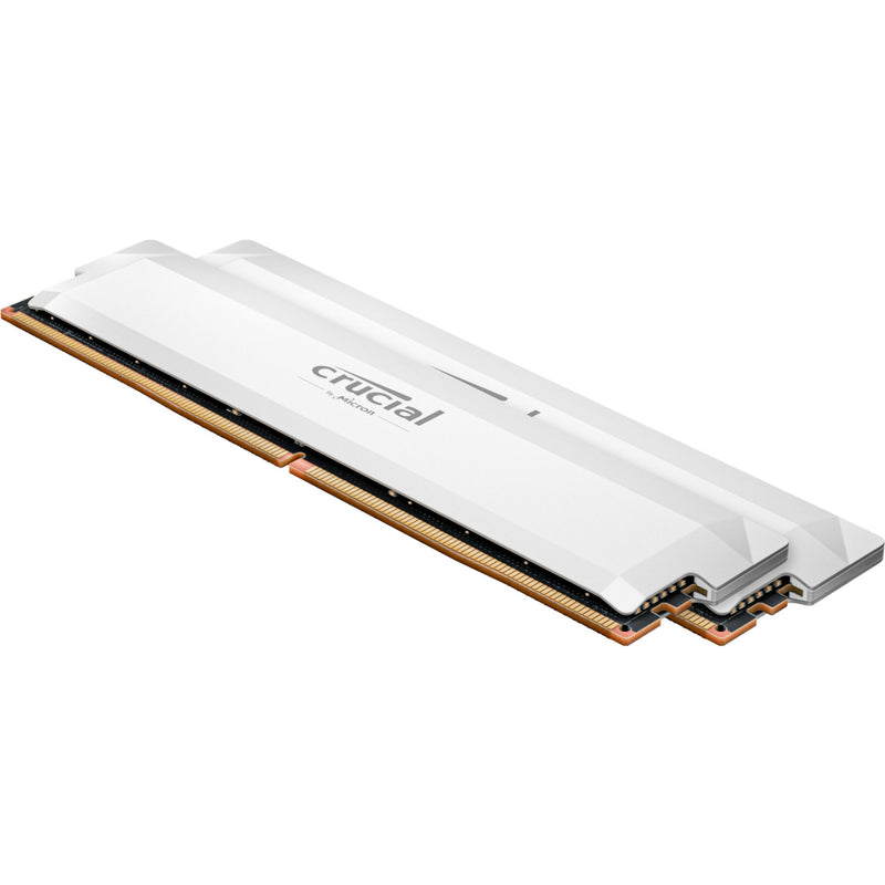 Load image into Gallery viewer, Crucial pro oc 32 gb ddr5-6000 (2x 16 gb) werkgeheugen (wit, cp2k16g60c36u5w, xmp 3.0, expo)
