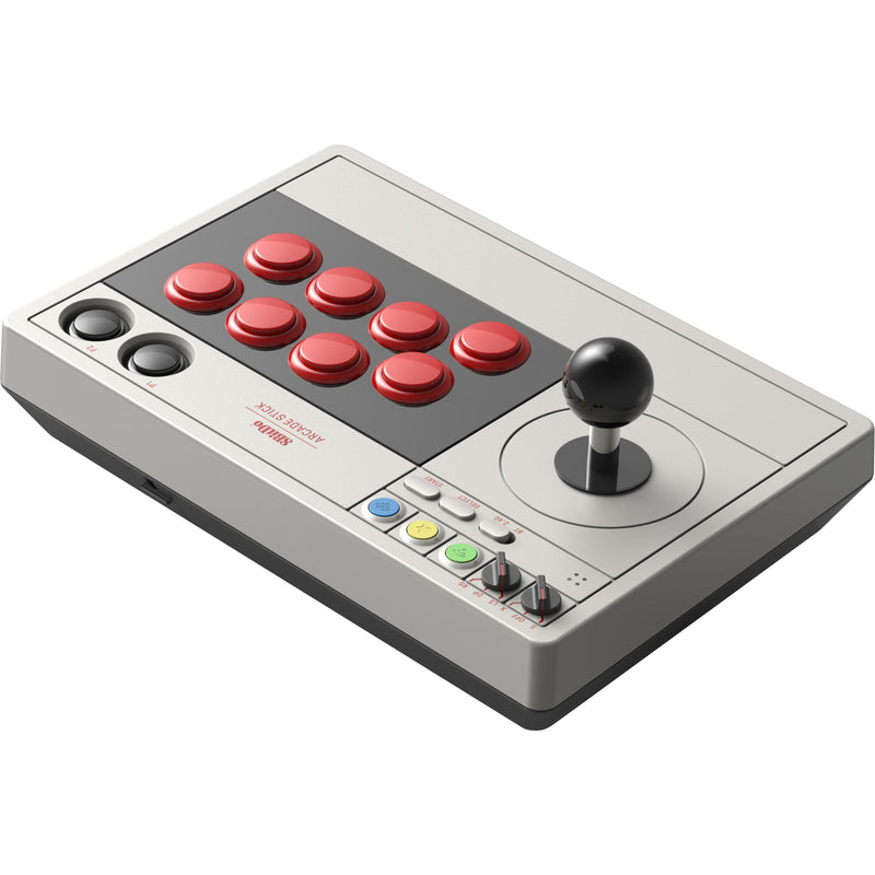 Load image into Gallery viewer, 8bitdo arcade stick joystick (grijs, switch 1, switch 2, pc, bluetooth 2.4g usb-c)
