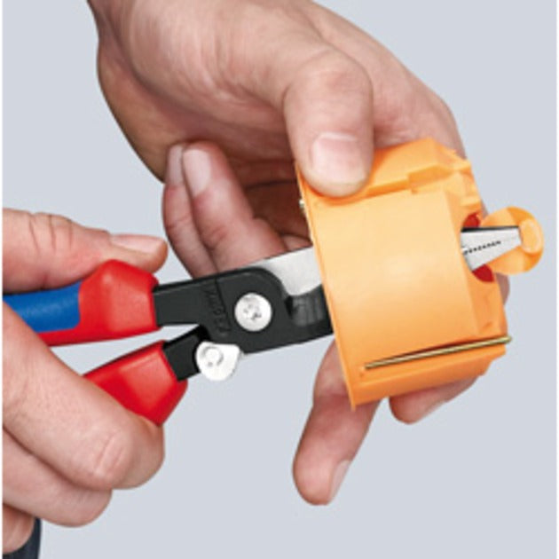Load image into Gallery viewer, Knipex elektronica-installatietang 13 92 200 (rood blauw)
