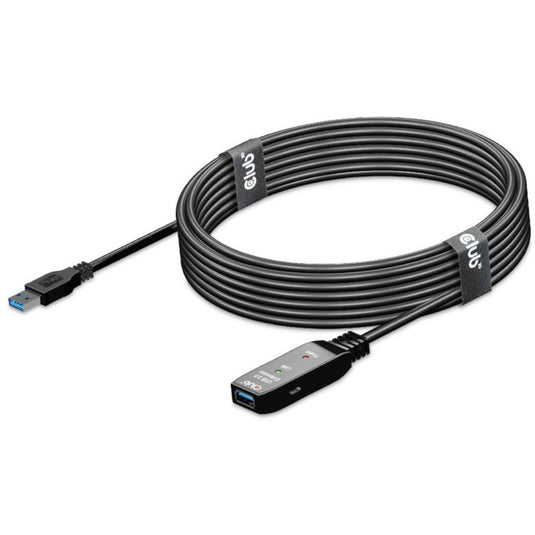 Club 3d usb 3.2 gen1 actieve repeaterkabel (zwart, 5 meter)