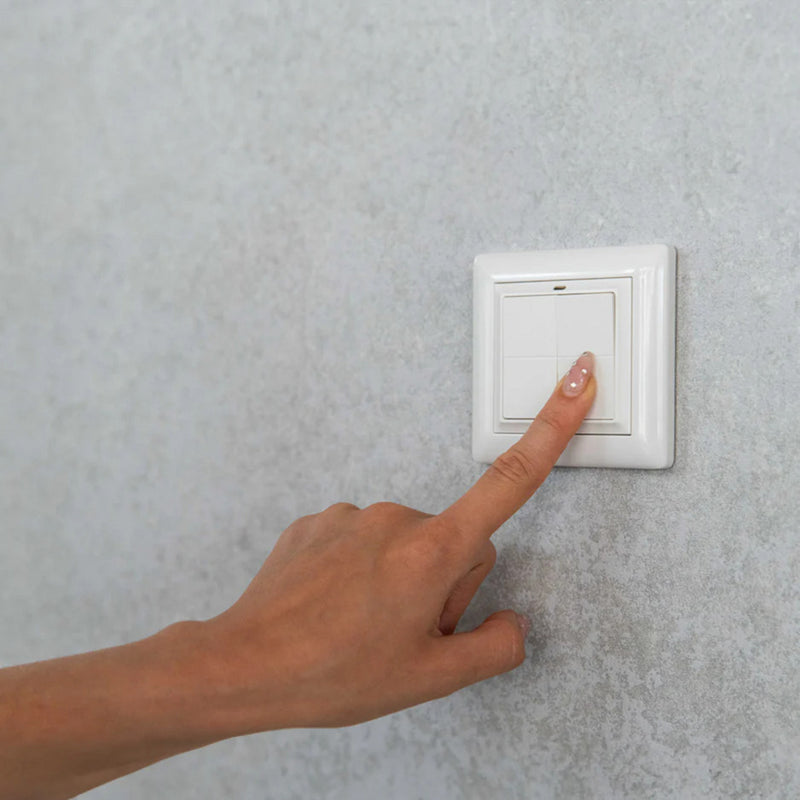 Load image into Gallery viewer, Shelly blu wall switch 4 + busch-jaeger adapter schakelaar (wit, bluetooth 4.2)
