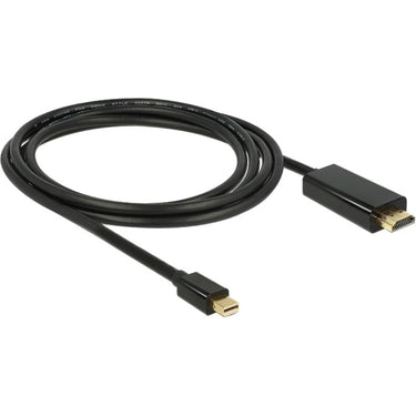 Delock mini displayport > hdmi adapter (zwart, 2 meter)