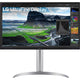 Lg ultrafine 27uq850v-w 27 4k ultra hd monitor (wit zilver, 1x displayport, 2x hdmi, 1x usb-c, 2x usb-a)