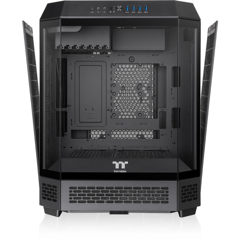 Load image into Gallery viewer, Thermaltake the tower 600 midi tower behuizing (zwart | 4x usb-a | 1x usb-c | tempered glass)
