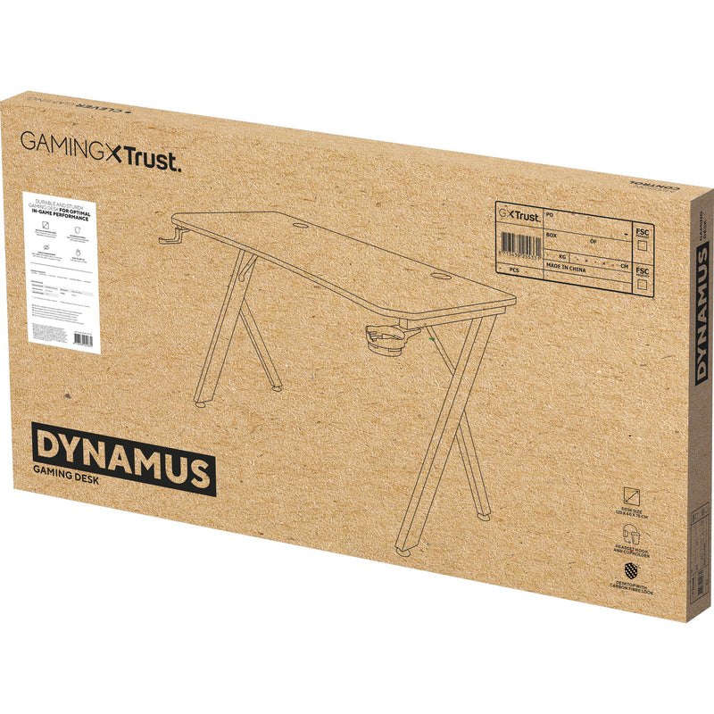 Load image into Gallery viewer, Trust gxt 712 dynamus gamingtafel gaming desk (zwart)
