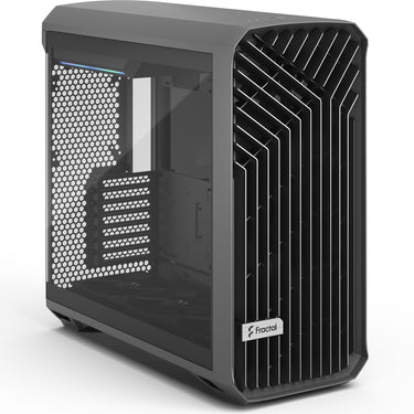 Fractal design torrent gray tg light tint midi tower behuizing (grijs | 2x usb-a | 1x usb-c | tempered glass)