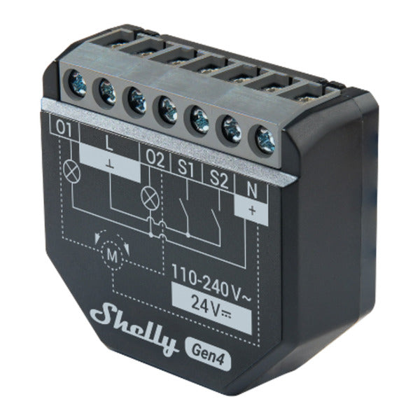 Load image into Gallery viewer, Shelly 2pm gen4 relais (zwart, bluetooth, wifi)
