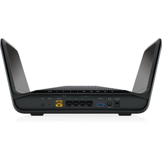 Netgear nighthawk tri-band ax8 8-stream ax6600 wifi 6 router (zwart)