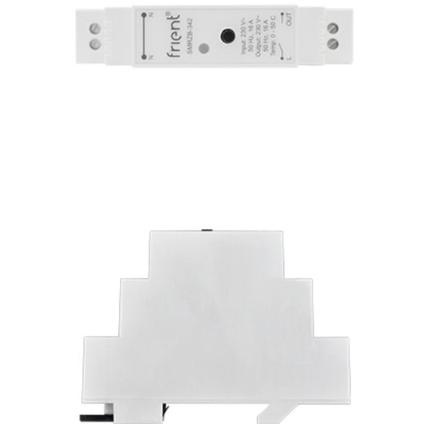 Afbeelding laden in galerijviewer, Frient smart din relay relais (lichtgrijs, zigbee)
