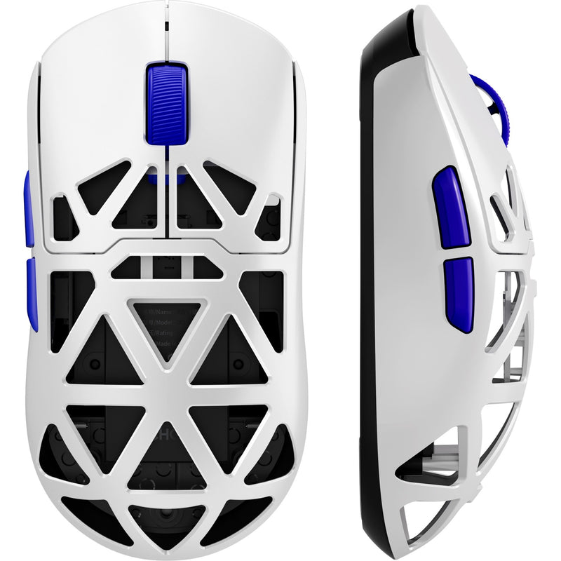 Afbeelding laden in galerijviewer, Mchose ax5 pro draadloze gaming muis, magnesiumlegering (wit, tot 26.000 dpi, 2.4 ghz usb-c bluetooth)
